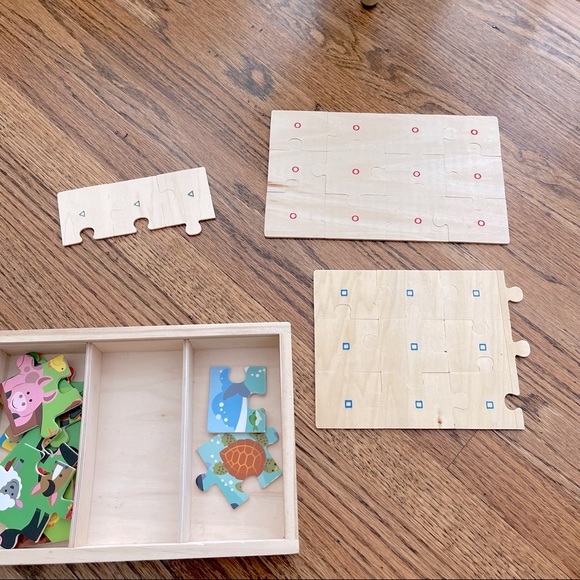 Melissa & Doug 3 in 1 Puzzles - Picture 2 of 4
